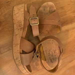 NEVER WORN wedge shoes